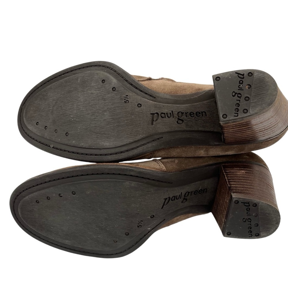 Paul Greene Jax Suede Block Heel Ankle Booties - image 6